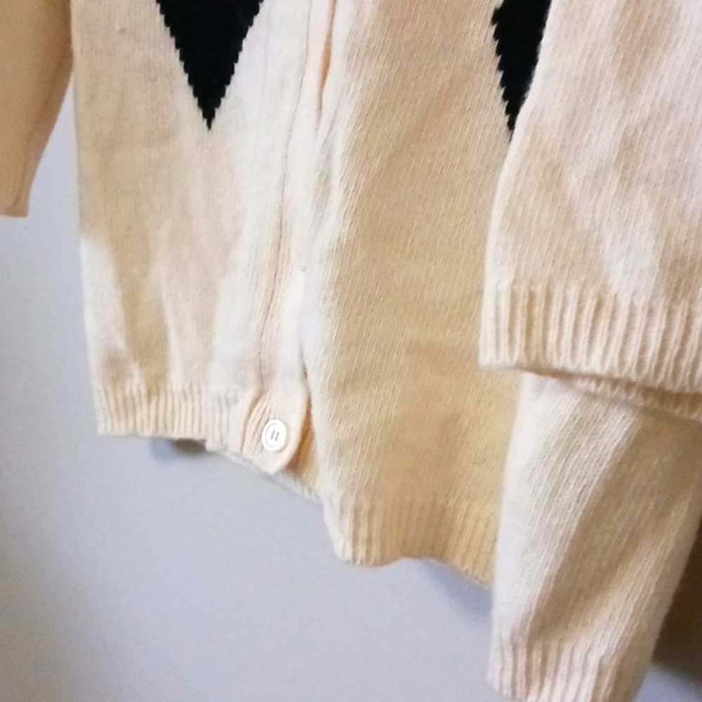 Vintage Y2K Esprit Wool Preppy Collared Button Front Cardigan Sweater Size S - Picture 5 of 9